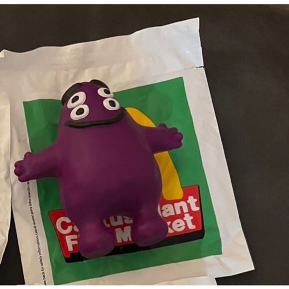 2022 McDONALD'S Cactus Plant Flea Market CPFM Happy Meal Grimace Toys - Picture 1 of 3